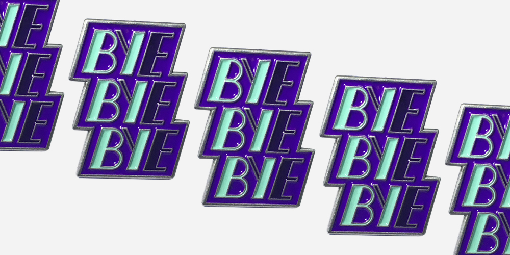 Bi Bi Bi Enamel Pin