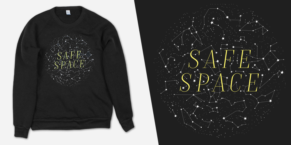 safe space sweater