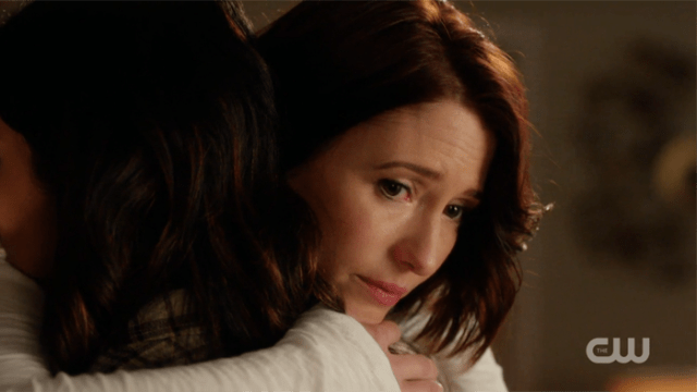 Alex hugs Maggie 