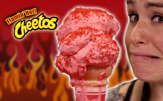Hot Cheetos Ice Cream