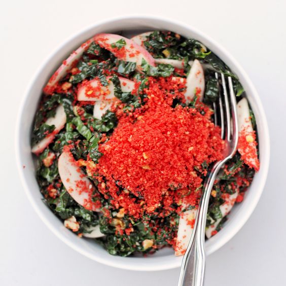 Flamin' Hot Cheetos Kale Salad