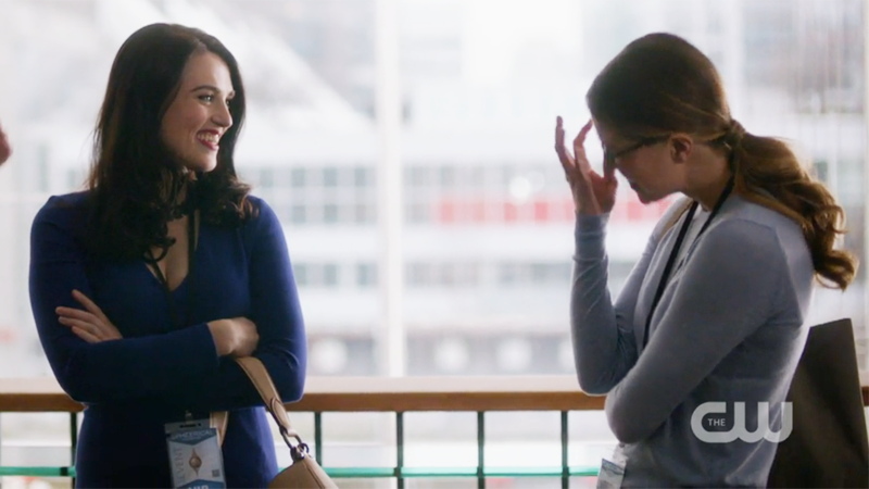 Kara giggles at Lena's compliment