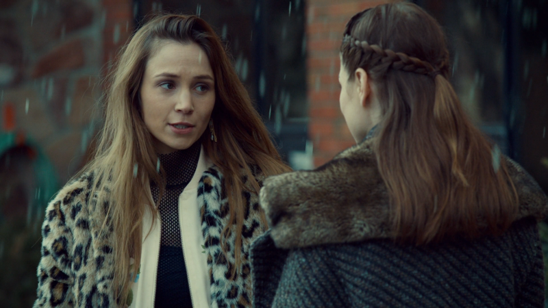 Waverly glares at Widow Beth