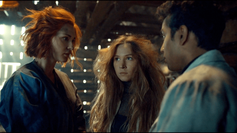 Nicole and Waverly look shell-shocked and their hair is bonkers