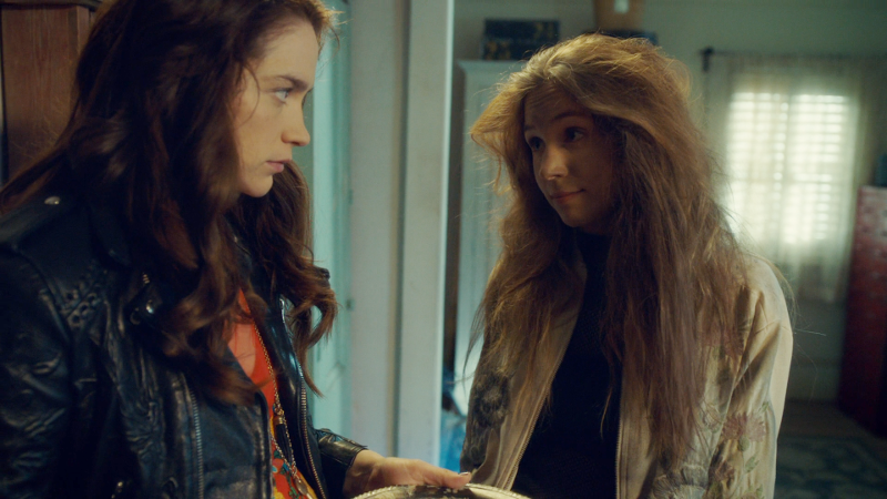 Waverly looks purposefully at Wynonna