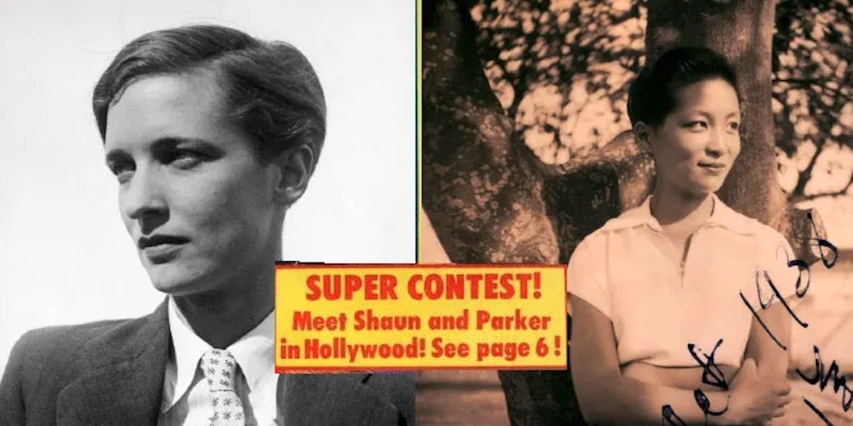 black and white butch pictures with 'super contest!