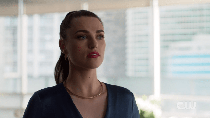 Lena looks wistfully after Kara