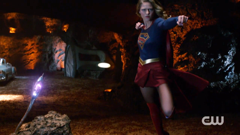 Kara superpunches the martians