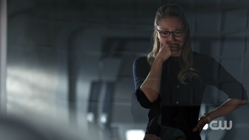 Kara tries to fight her cries