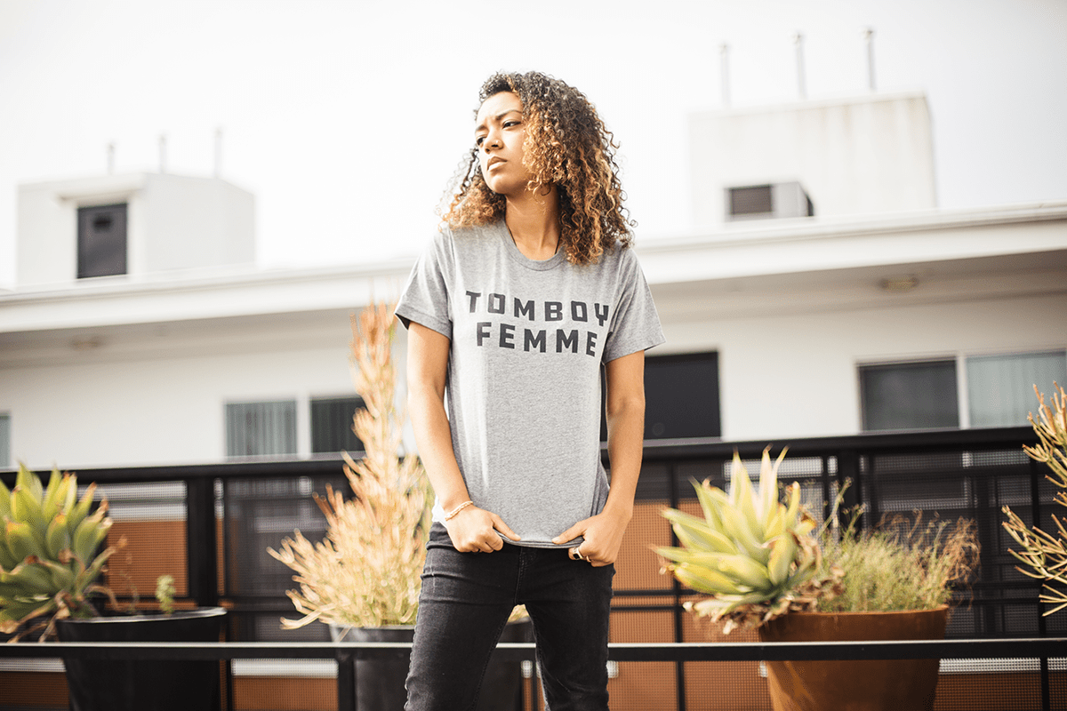 Autostraddle Merch Tomboy Femme Tee