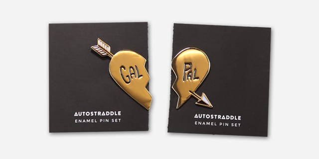 Autostraddle Merch Gal Pal Pin Set