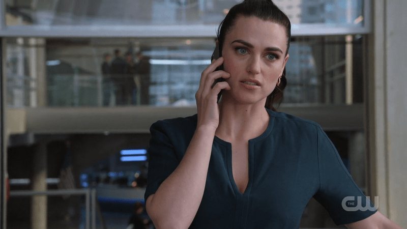 Lena is on the phone and looks good doing it 