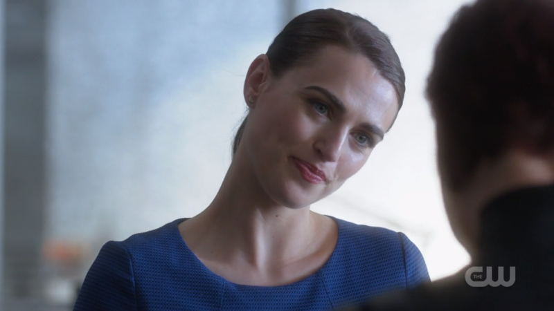 Lena smirks with her eyes and it's sexy af