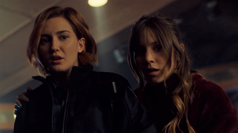 Waverly holds a panicky Nicole