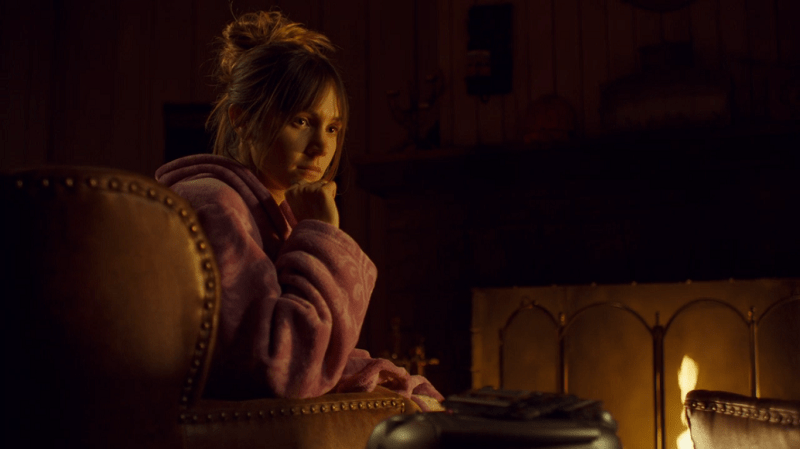 Waverly listens by the fire