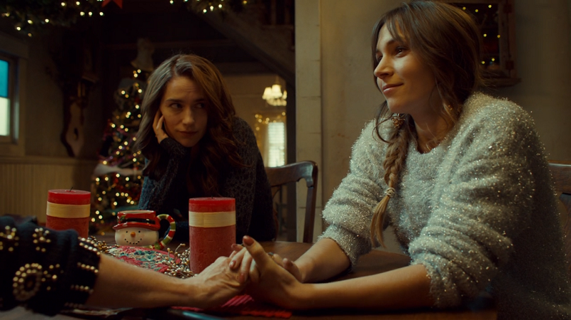 Wynonna watches Waverly listen intently to Mama