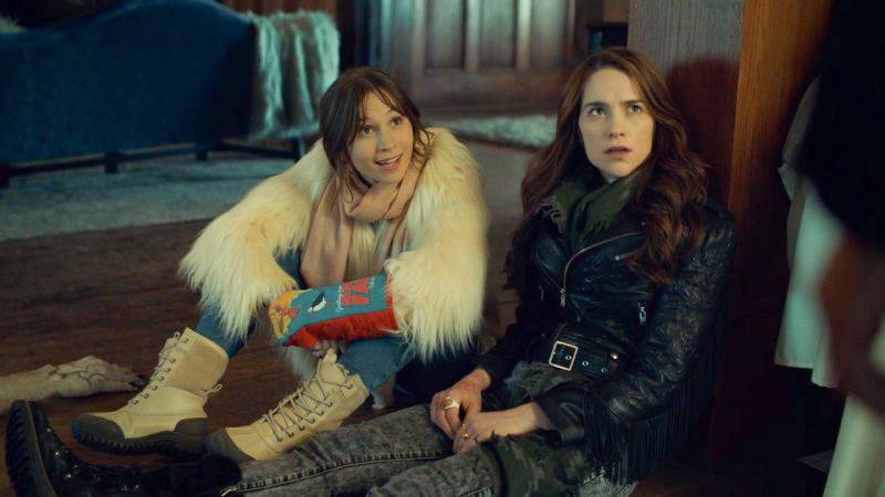 Waverly looks ready for anything Wynonna looks wiped