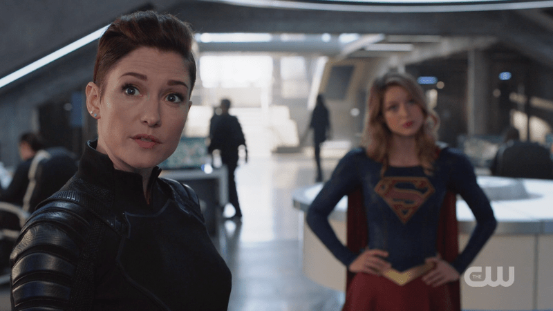 Alex shows Kara a map