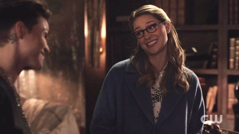 Kara smirks