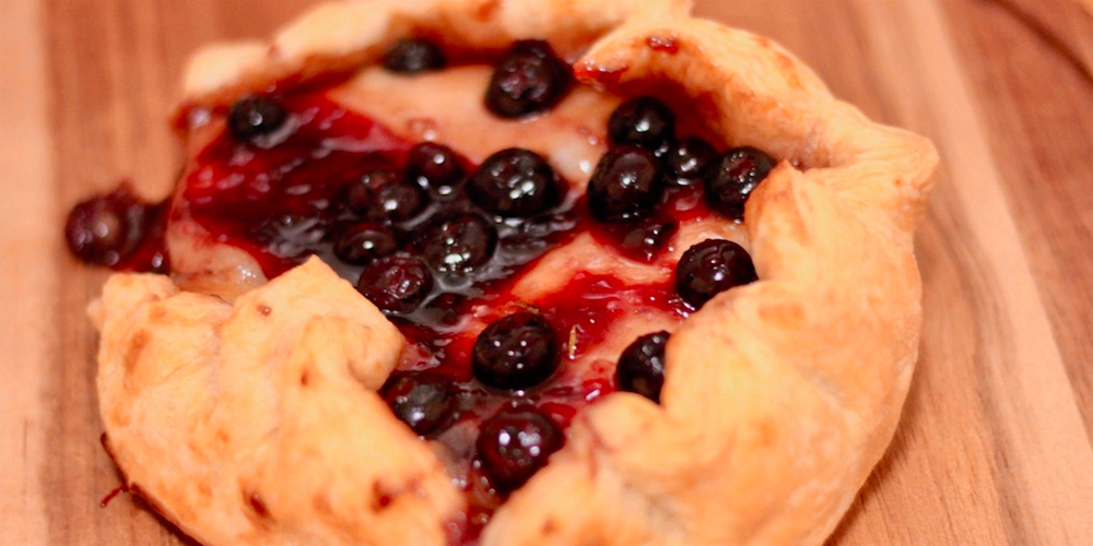 Femme Brûlée: Blueberry Baked Brie