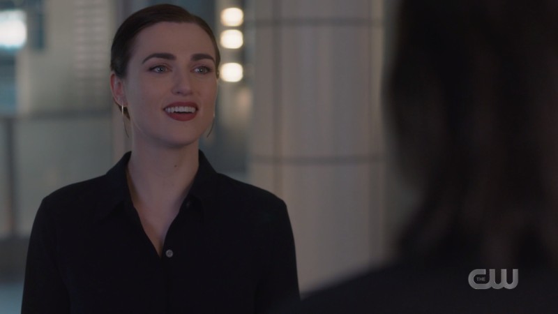 Lena smiles in relief