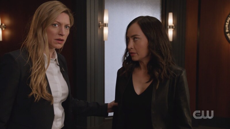 Ava touches Nora's arm