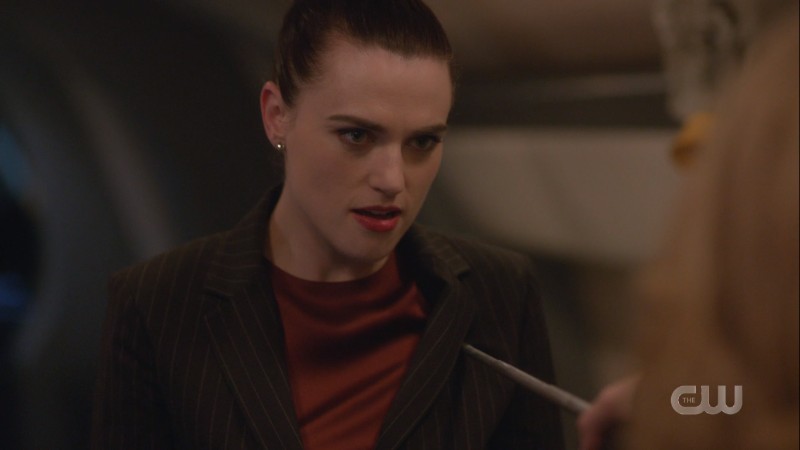 Lena looks like she relishes being stabbed