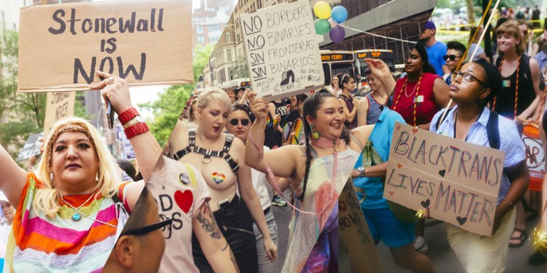 PHOTOESSAY: NYC’s Dyke March, Queer Liberation March, All-Ages Party, and More (Not Corporate) World Pride