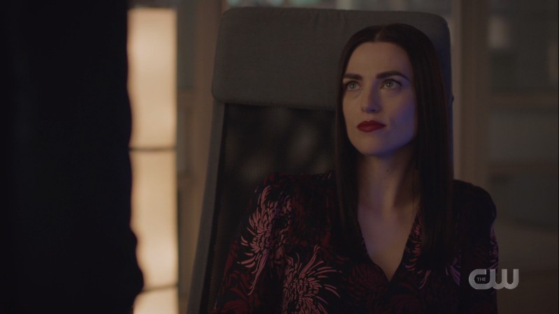 Lena scowls