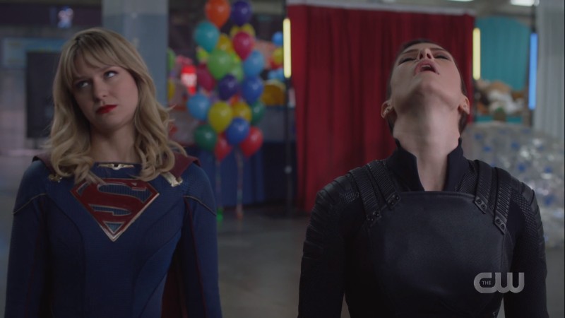 alex and kara roll their eyes in annoyance