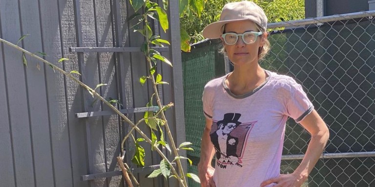 No Filter: Leisha Hailey In Her Dirt Is The Portrait Of a Queer Women in Quarantine.