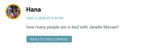 how many people are in bed with Janelle Monae!!