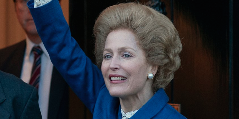 Gillian Anderson as Margaret Thatcher