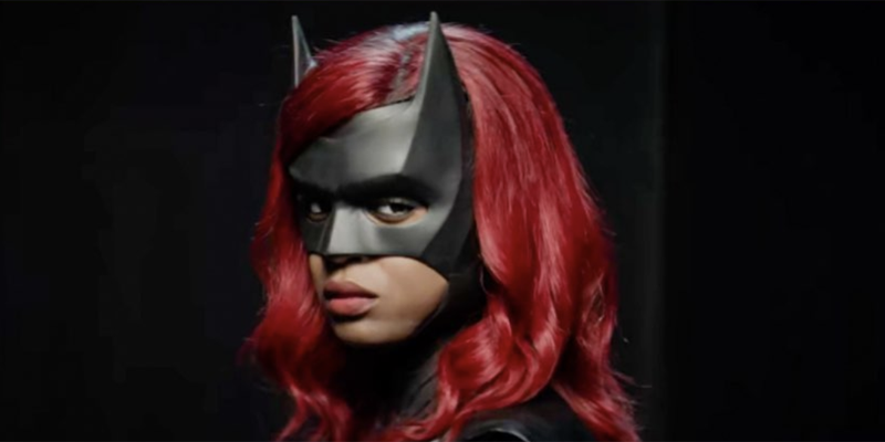 Javicia Leslie in the original Kate Kane batsuit.