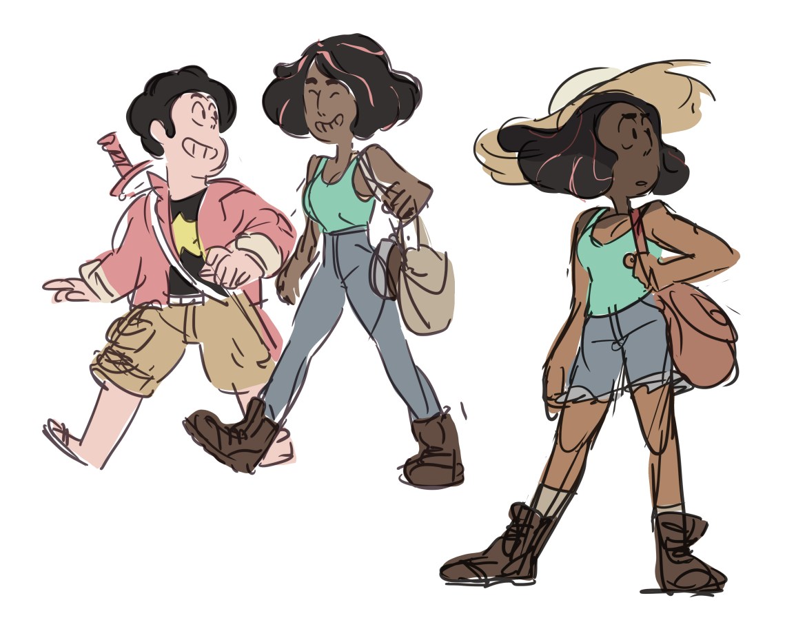 Early Future concept art by Rebecca Sugar from 2014