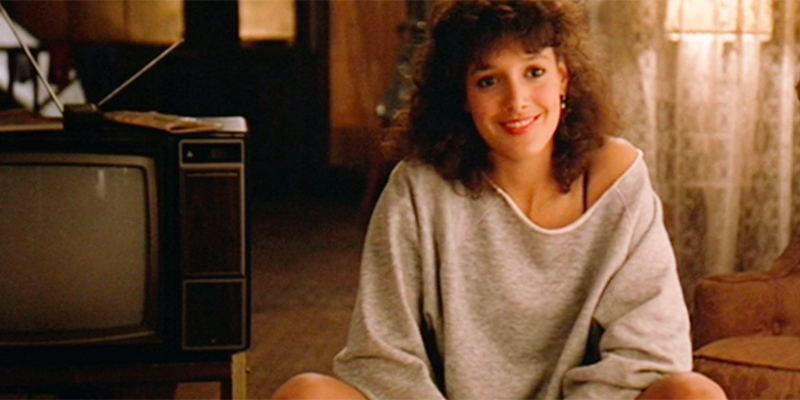 Jennifer Beals in Flashdance.