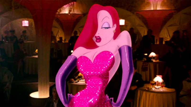 Jessica Rabbit croons a sultry tune. 