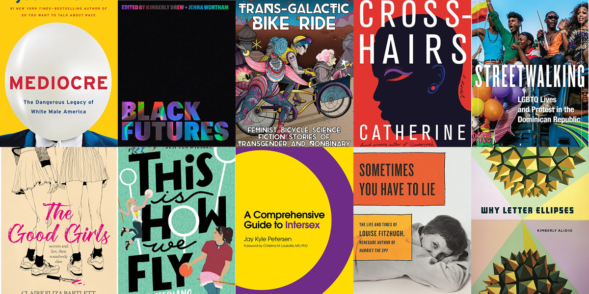 Collage of a variety of books coming out in December