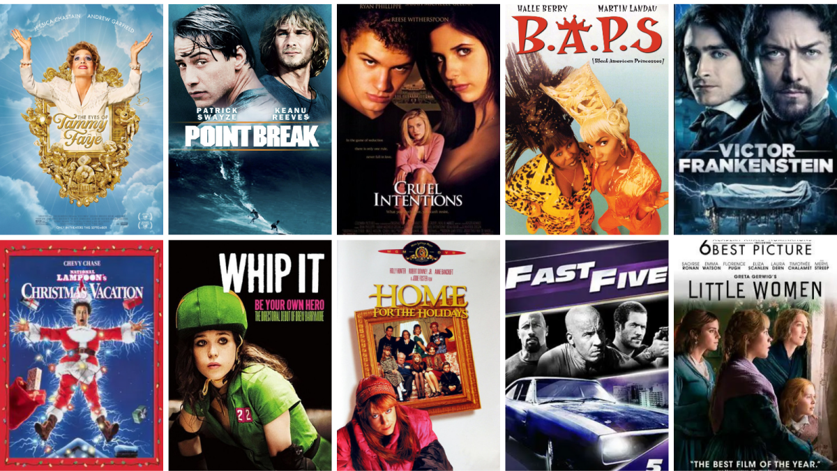 a collage of the movies we've been watching