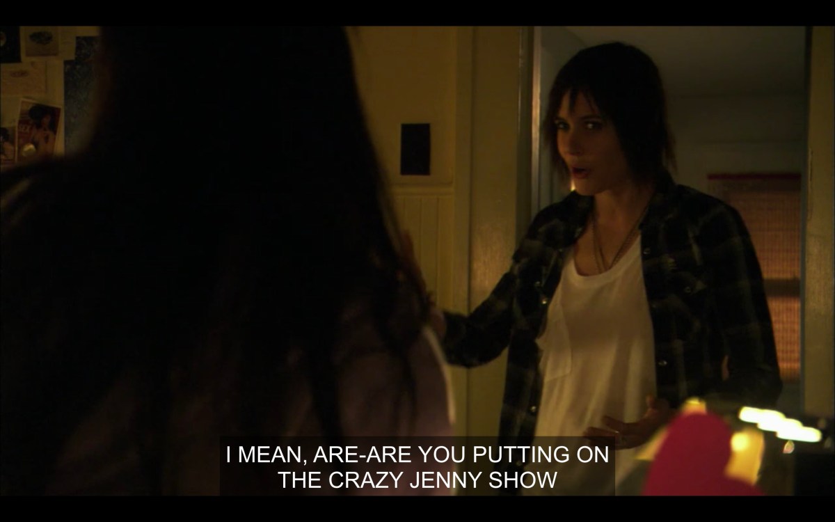 Shane is confused in her room that Jenny has turned into her office