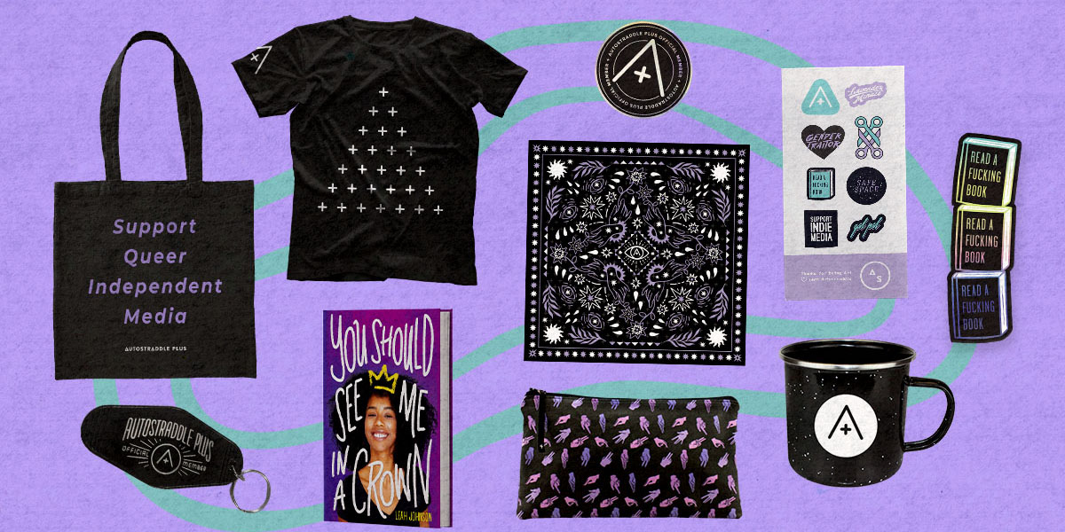 An image compilation of all the A+ perks that come with the platinum level! This includes the Bronze level A+ sticker, the Silver level bandanna and sticker sheet, the Gold level tee shirt or tote (choice of) and then the platinum perks which include keychain, camping mug,
