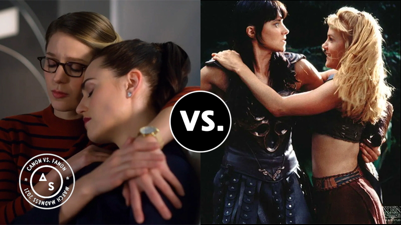 Supergirl battles Xena in the Elite 8!