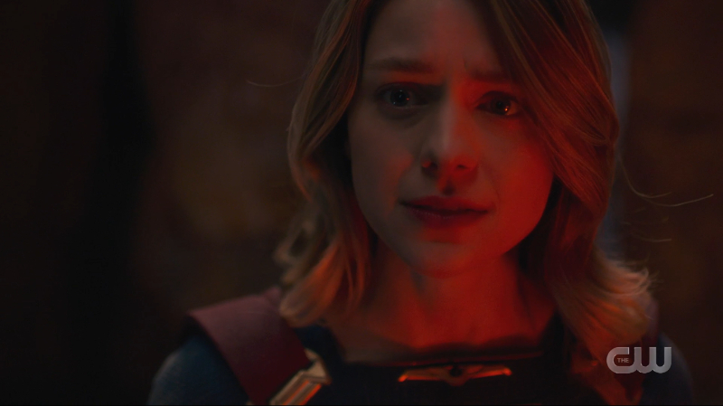 Kara looks determined to fight.