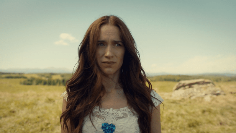 Wynonna Earp series finale recap: Wynonna looks adorably upset about her predicament. 