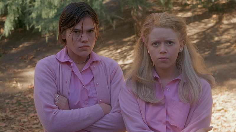 Clea Duvall and Natasha Lyonne scowl in all pink