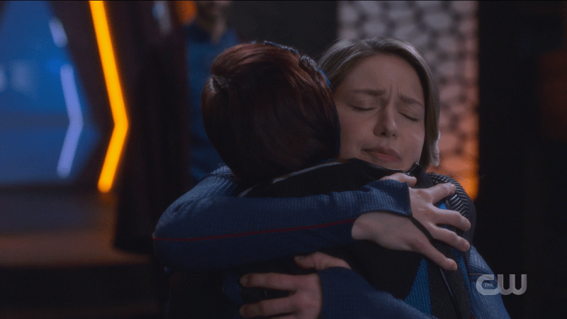 Supergirl Episode 607: Kara and Alex finally, finally hug.