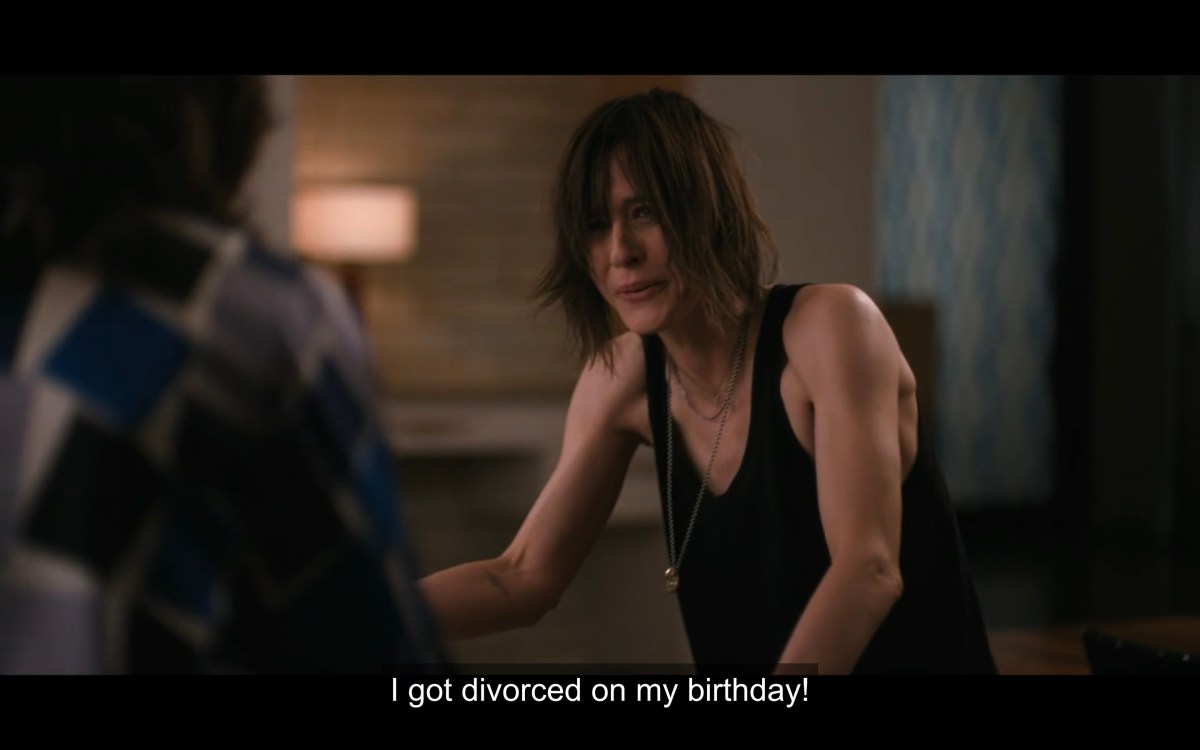 Shane saying "I got divorced on my birthday!"