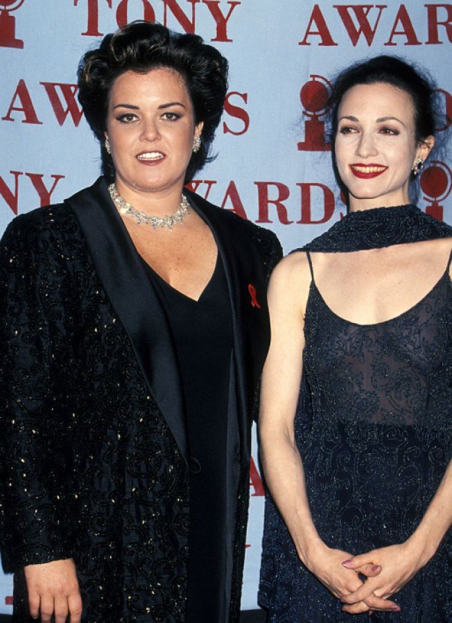 Rosie O'Donnell and Bebe Neuwirth during 48th Annual Tony Awards