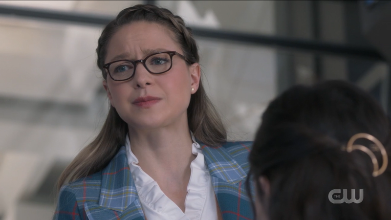 Kara looks capital w Worried. 