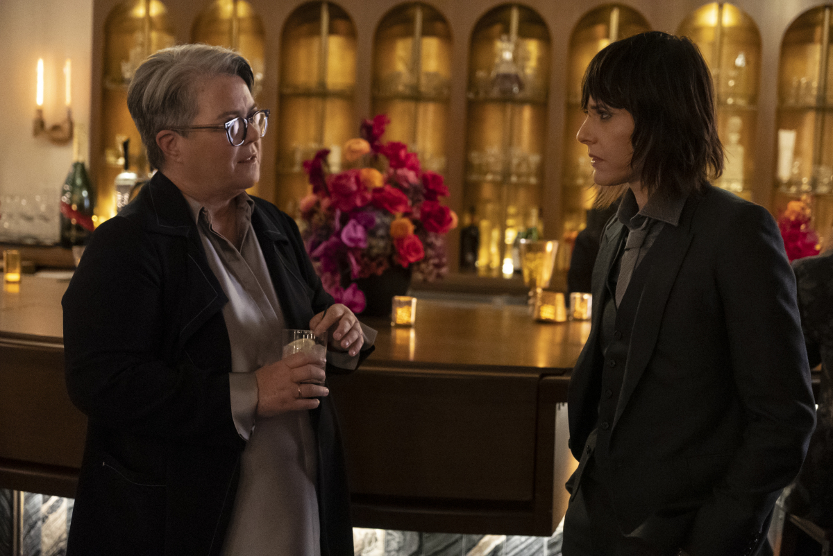 207 - Light (L-R): Rosie O'Donnell as Carrie and Katherine Moennig as Shane in THE L WORD: GENERATION Q "Light". Photo Credit: Kelsey McNeal/SHOWTIME.
